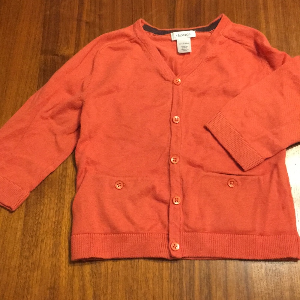 Threads Orange cardigan